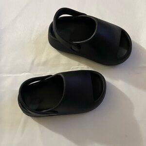 Kids Black Sandals
